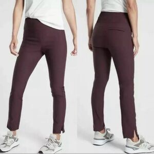 ATHLETA Women’s Wander Slim Ankle Pant. Deep Burgundy 6